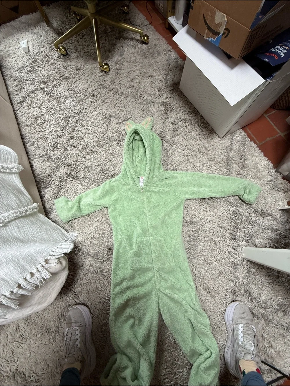 MiaBelle Kids' Mint Green Labubu Costume